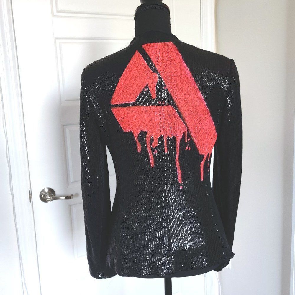 Cycle Black Sequin Jacket - image 3